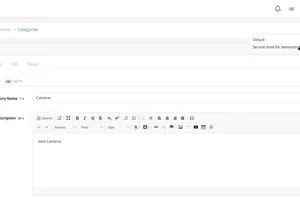 admin UX plus розширення для Opencart 4 - генерація посилань на вітрину для кожного магазину